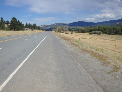 GDMBR: Eastbound US Highway 12.